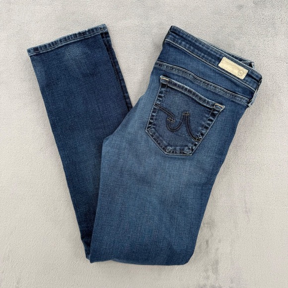 Ag Adriano Goldschmied Denim - AG Adriano Goldschmied Stilt Cigarette Leg Jeans Blue Women's Size 29R